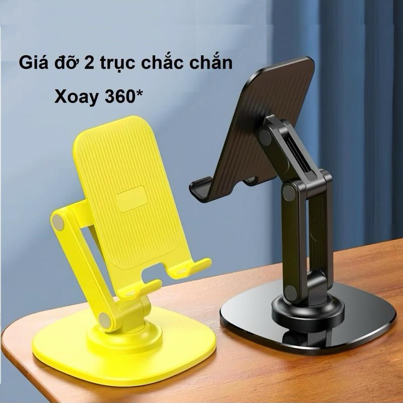 Giá đỡ 2 trục K10 chắc chắn xoay 360 độ cho điện thoại - Phụ Kiện