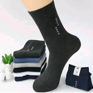 6 Pasang Kaos Kaki Pria Dewasa Kerja Hitam Pendek Motif Katun Tebal Cowok Casual Navy Abu