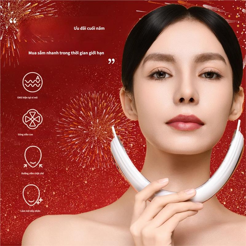 (Giảm giá ngày cuối cùng)Máy massage V-Line 4 trong 1: EMS + 4 liệu pháp ánh…