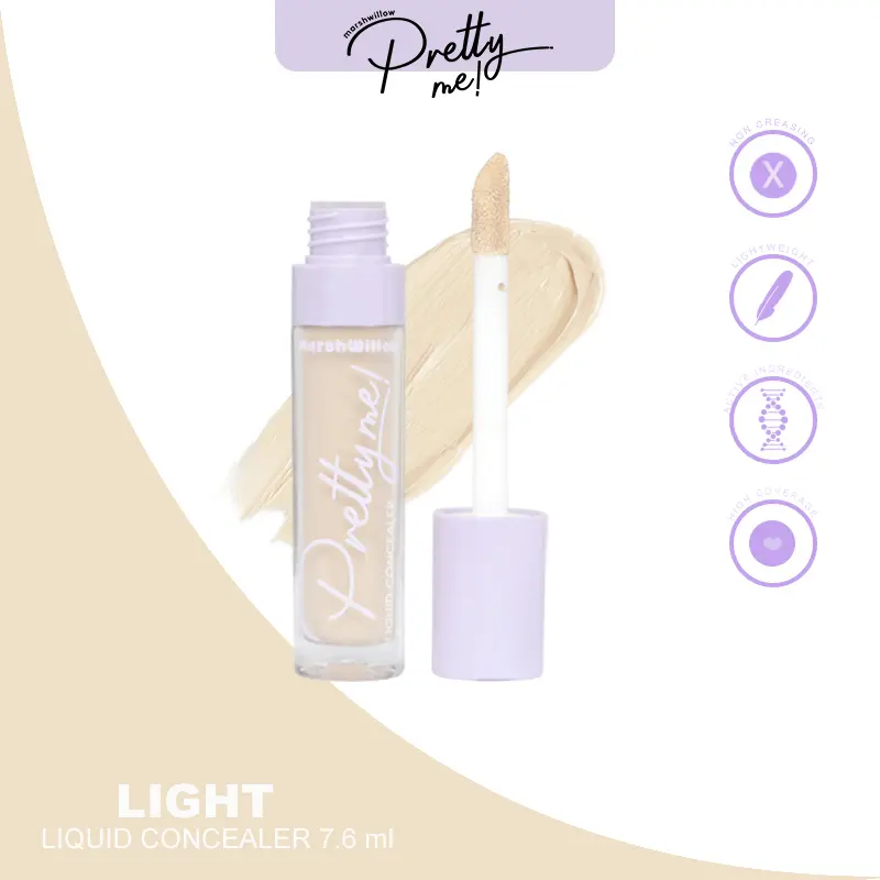 Marshwillow Pretty Me Liquid Concealer With Niacinamide - Light 0