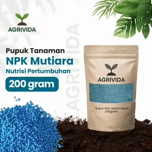 Pupuk NPK Mutiara 200gr | Nutrisi Untuk Tanaman Sayur dan Buah Seperti Sirih, Anggrek, Jeruk dll