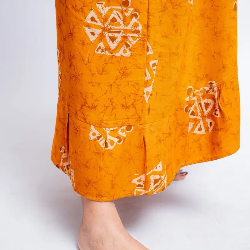 2 Pcs Daster Premium Rempel Panjang Jumbo Rayon Tebal Kancing Busui Bumil Motif Cantik Lengan 3/4 4
