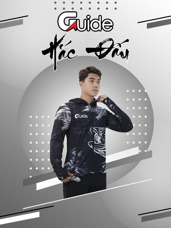  Áo CÂU CÁ Chống Nắng -GUIDE HẮC ĐẤU - ảnh thật.   Thiết kế thể thao ,Siêu nhẹ và bền chắc  Thoáng Khí   Nam Sport 