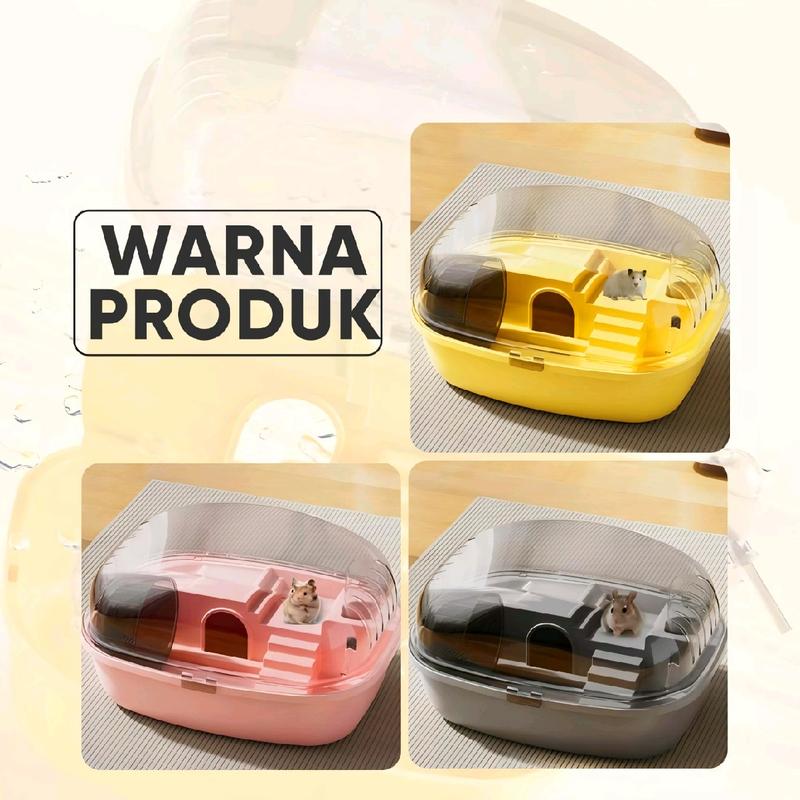 KANDANG HAMSTER 1 SET PREMIUM《MODEL OVAL》 6