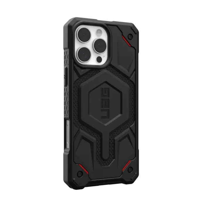 Ốp Lưng UAG, Tương Thích Với iPhone 16 Pro Max, 15Pro, 14Plus Và 13, Được Làm Bằng Chất Liệu Kevlar, Màu Đen, Nam Châm Tích Hợp, Tương Thích Với Sạc MagSafe, Vỏ Bảo Vệ Chống Rơi Chắc Chắn Cao Cấp Phụ Kiện Carbon Case 4