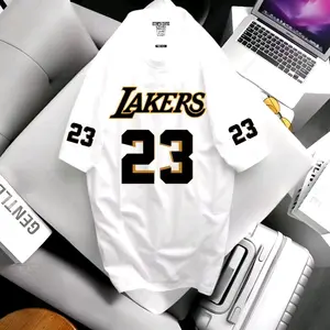 KAOS OVERSIZE Lakers jersey number 23 ( S - XXXXXXXL ) BIGSIZE, KAOS MODEL KOREA, BAHAN COTTON COMBAD24s, JUMBO ready, T-SHIRT, PRIA, WANITA Katun Keren Distro Nyaman Combed Pendek Muda Tulisan Baseball Navy