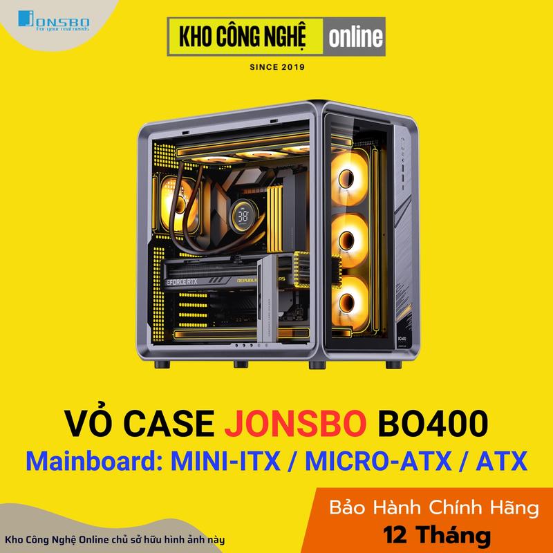 Vỏ Case Máy Tính Mid Tower JONSBO BO400 Gray ( )