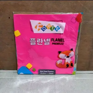 Kain Flanel Warna Warni Isi 5 Warna