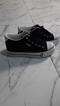 Product Review of fashion women shoes canvas platform sneakers white tennis shoes Vulcanize from a**😁 0