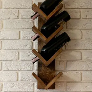 Rak Botol Wine Tempel Dinding Hiasan Dinding Resto Cafe Bar