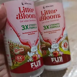 Olive Care LITTER BLOOM Penghilang Bau Pipis Pup Kucing MEGA SIZE 1KG Cat Litter Deodorizer Pewangi Pasir EXTRA JUMBO Aroma Segar Tahan Lama Hingga 72 Jam dengan Teknologi Slow & Smart Release Aroma - Menetralisir Bau dan Menghambat Pertumbuhan Bakteri