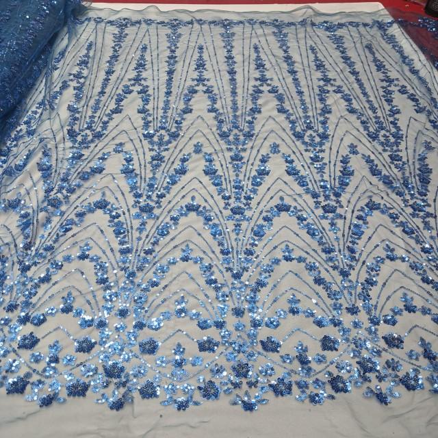 Product Introduction of Tille bordir motif terbaru ful payet bahan kebaya ( harga per 1m )COD 2