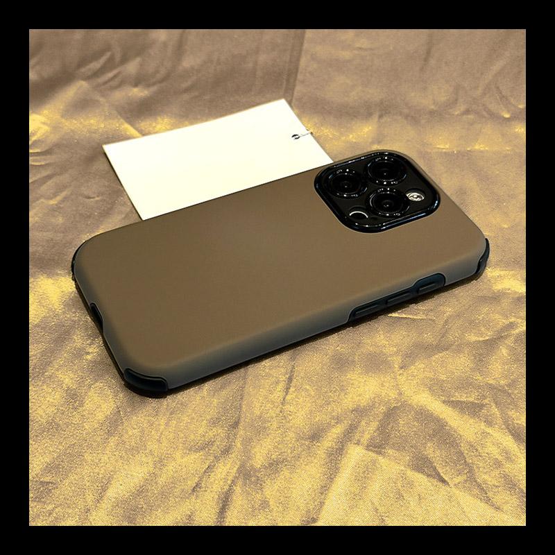 Product Introduction of Solid Color 2-in-1 casing for ip 15promax New 14pro Niche 13promax Fashion Internet Celebrity 12promax Four Corner Anti Drop 14 Fine Hole 11 Full Pack 15plus 12