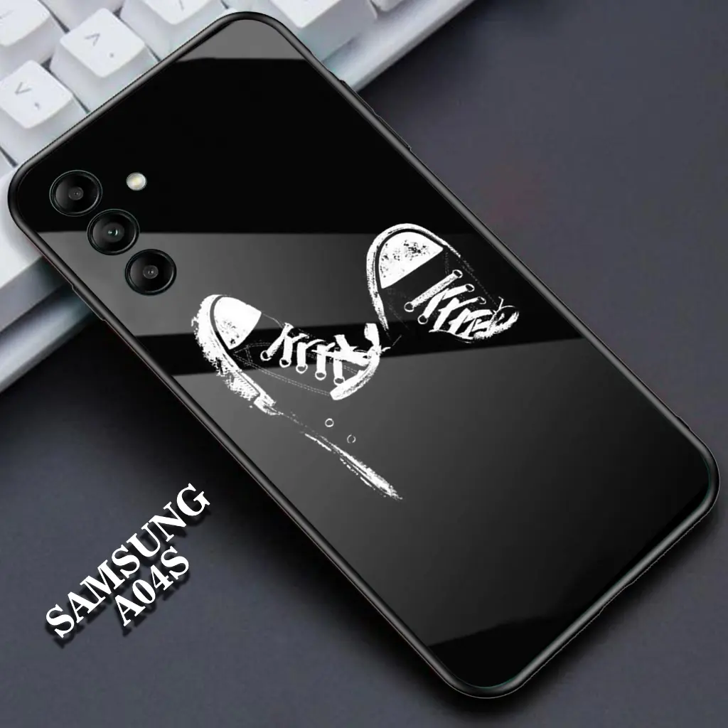 Case Samsung A04S - Casing Hp Samsung A04S Terbaru - Motif ( HTM ) - Silikon Hp Samsung A04S - Softcase Glass Kaca - Case 2D Glossy - Kesing Hp - Hardcase Glossy - Case Terbaru - Cassing - Co