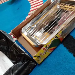 Wadah Sayur Dan Lauk Stainless / Rak Pendingin Kue / Wadah Minyak Stainless untuk Dapur - Kitchenware