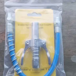 (Gratis selang 30cm) LP90 Alat Aplikasi Minyak Gemuk Grease Gun Coupler High Pressure Car Engine