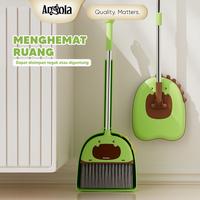 Gambar TP Angola Set Sapu Pengki & Pel Anak Cleaning Set Karakter 3IN1 D93-D94 Mini Broom Set Dustpan - Sapu - Hijau - D93 dari Angola Indonesia Kab. Tangerang 3 Tokopedia