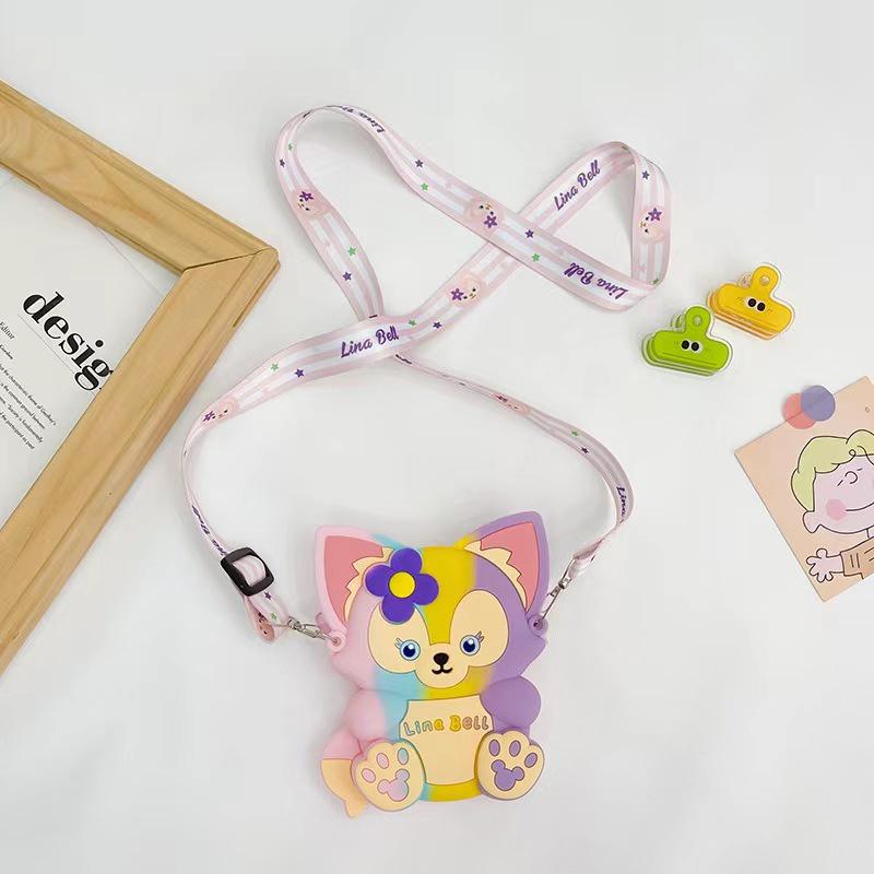 Tsabit Tas Silikon Anak Dompet Koin Selempang Karakter Lucu Fashion Stellalou 8