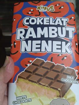 Product Review of Cokelat Rambut Nenek By Xiyue / Cokelat Viral / Arum Manis from a**a 0