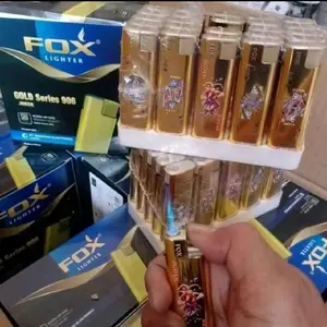 KOREK API BARA FOX GOLD SERIES Anti Angin