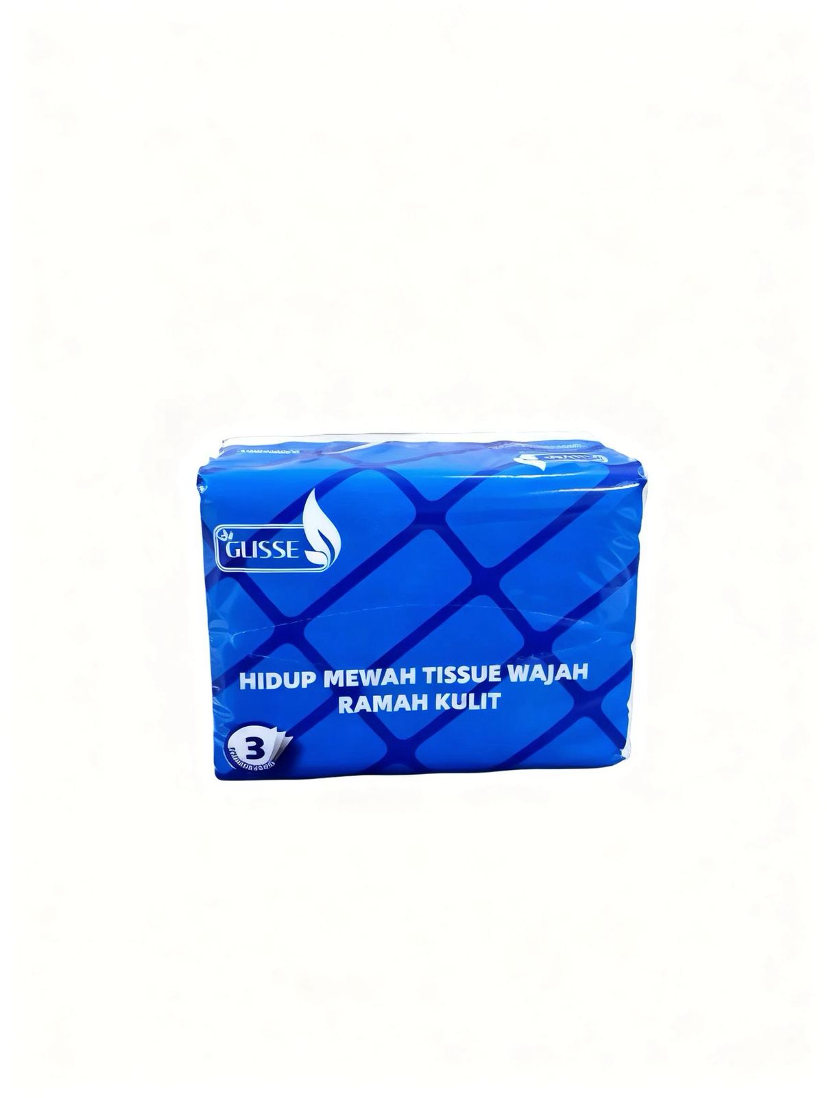Glisse Tisu Wajah Lembut,360 Lembar,serat Alami ,Daya serap Tinggi,Lebih tebal dan Lembut New Pack 120mm X 175mm