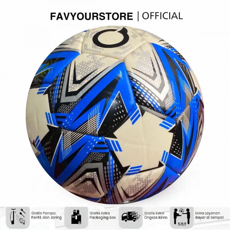 Bola Sepak Ortuseight Size 4 dengan Gratis Pompa Mini Jaring Dop Pentil Ball Outdoor bola mini soccer 5