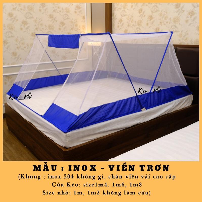 Màn chụp tự bung mẫu xếp thông minh gấp gọn tiện dụng - Mùng chụp tự bung khung xếp dành cho người lớn không cần khoan tương ngủ chống muỗi