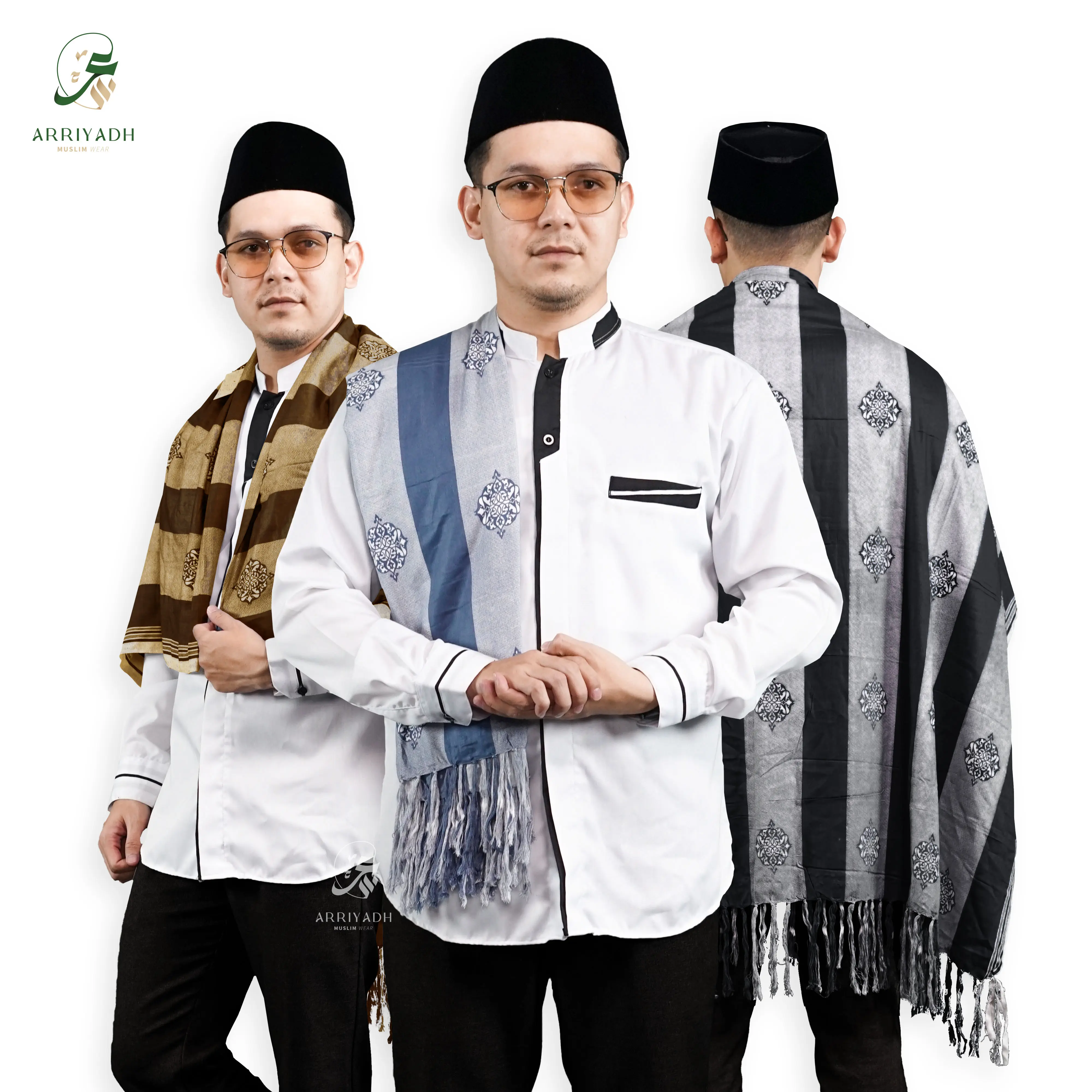 ARRIYADH Sorban Motif Maroko Rida Rayon Print