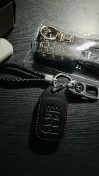 Product Review of For Honda BRV HRV CRV Jazz City Civic Accord Remote Key Leather Case Cover Keychain Car Accessories from S**i S**i S**k 1