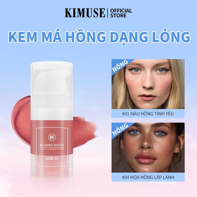 KIMUSE Phấn má hồng dạng kem 4 màu