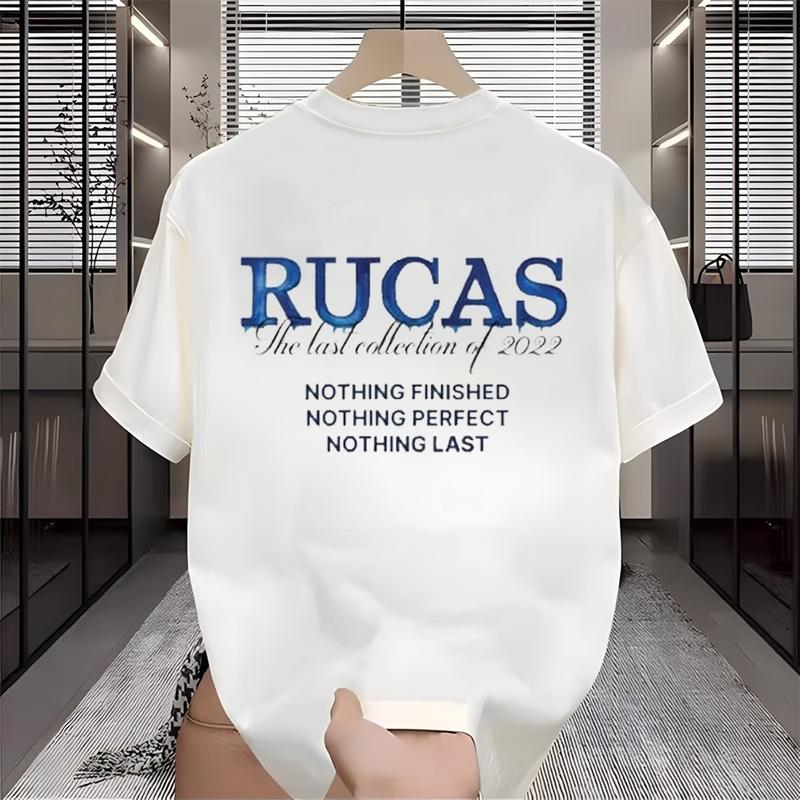 RUCASS Kaos Pria keren dengan Desain Graffiti untuk Gaya Jalanan Baju Pria W