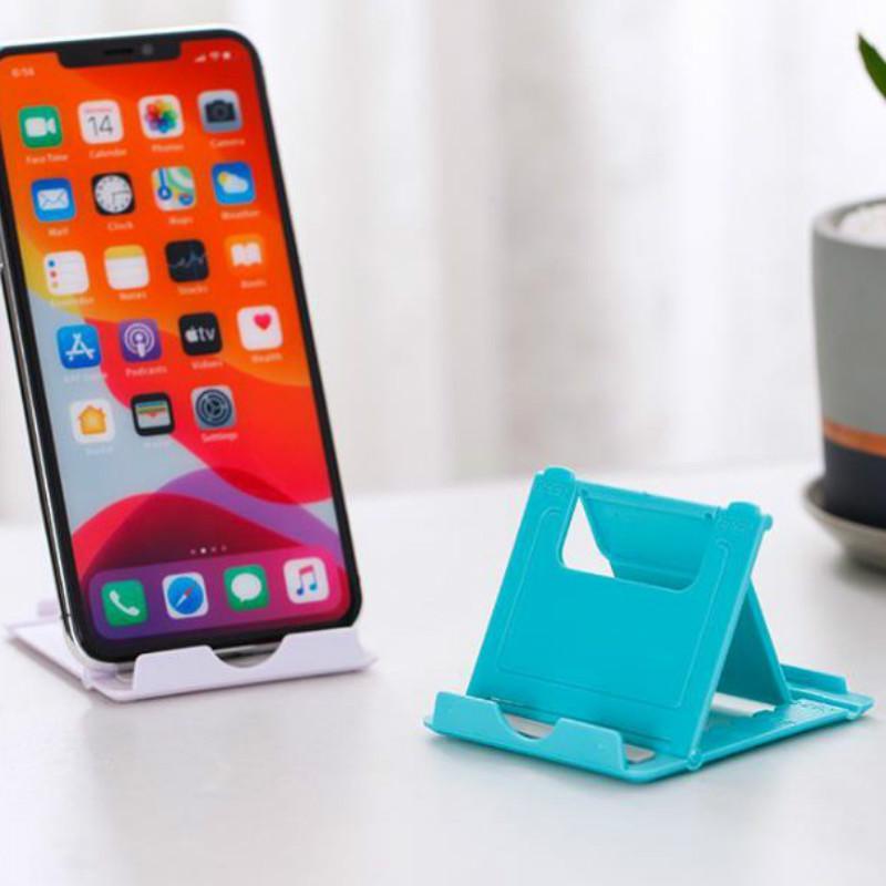 Giá đỡ điện thoại để bàn đa chức năng, có thể điều chỉnh nhiều góc độ, gấp gọn và dễ mang theo