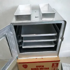Oven Tangkring Bima 3 susun + 3 Loyang lidah kucing + 2 Loyang brownies
