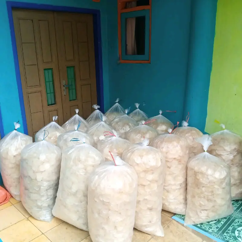TERMURAH 1KG KERIPIK KACA MENTAH BULAT TIPIS LANGSUNG DARI PRODUSEN (PABRIK) KRIPCA / KIRCA / PIKCA / BELEDAG / MAKANAN RINGAN  Snack Cemilan Kripik terbuat dari Singkong 5