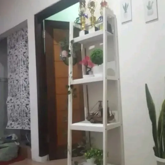 rak kayu 4 susun tinggi 150 ngerakit sendiri mudah banget sebag