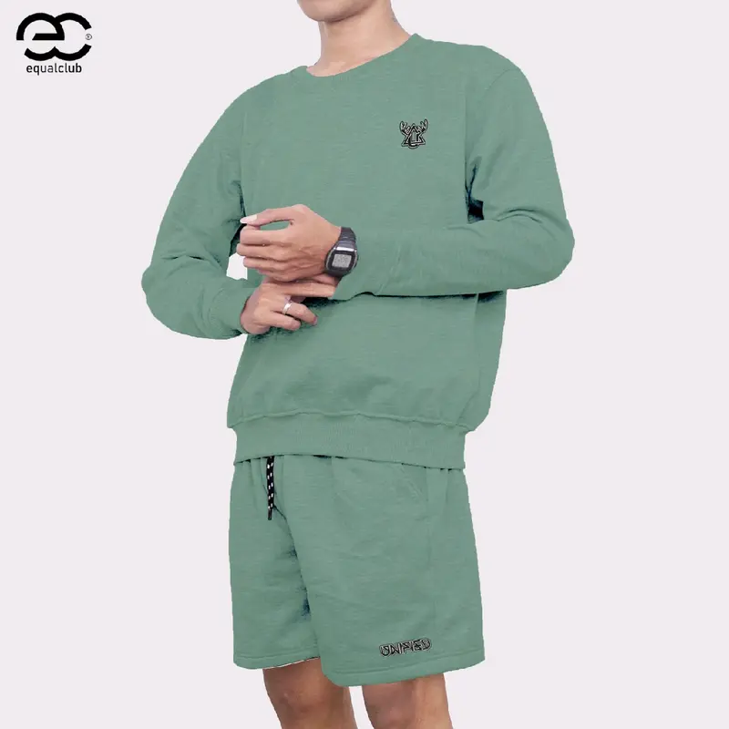 ONESET SETELAN SWEATER CREWNECK CELANA PENDEK BOARDSHORT | CASUAL | EQUAL CLUB 6