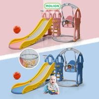 Gambar Molion Mainan Perosotan Ayunan Anak M1305 Seluncuran Motif Rumah HDPE Aman Anti Slip dengan Ring Basket dan Pegangan Lebar untuk Melatih Keseimbangan - Plastik - Blue - PInk dari Molion Toys.IDN Kota Administrasi Jakarta Utara 4 Tokopedia