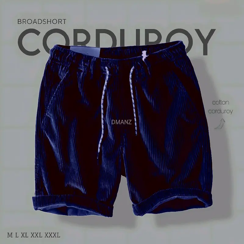 Celana Pendek Corduroy Premium Pria Casual Santai Nyaman Lembut Surfing Distro Chino Katun Shorts Melar 2