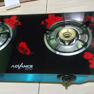 【Ekslusif ISCHAINDY X Advance Digitals】Kompor Gas Stainless Advance GB-6602S 2 Tungku Bisa COD