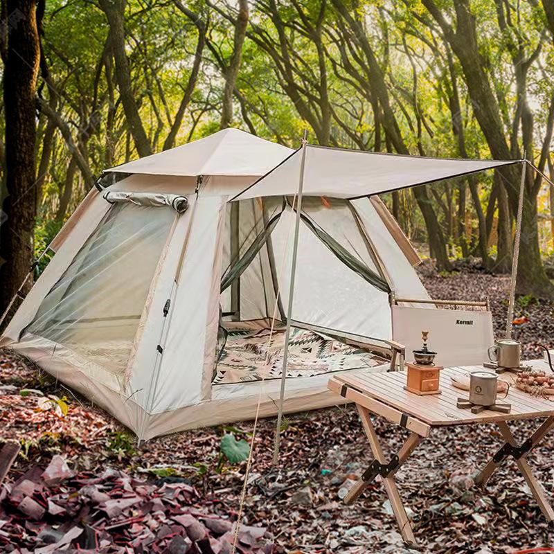 Lều cắm trại tự bung lắp ghép size to 4 6 người khung chắc đi phượt picnic dã ngoại du lịch gấp gọn tiện lợi camping 1