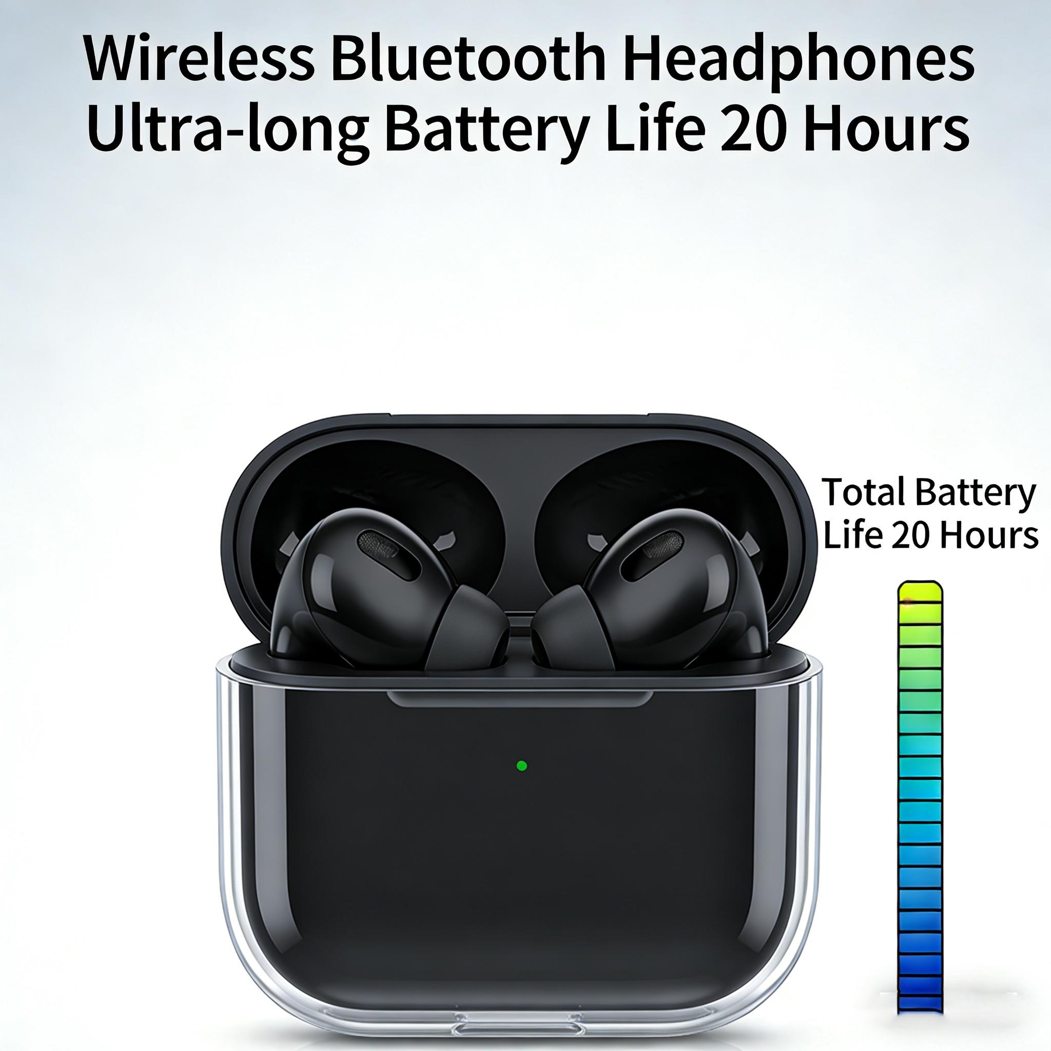 Headset Nirkabel Bluetooth  embedrone-PHANTOM H700 Model Tali Gantung Hitam Terbaru 2026, Tahan Air IPX7, Daya Tahan Lama, Bass Kuat, Suara 3D Surround, Peredam Kebisingan Cerdas, Cocok untuk Game Esports, Panggilan, Musik, dan Olahraga.