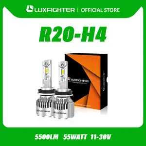 LUXFIGHTER R20 H4 LAMPU LED MOBIL 55W SOCKET 12-30V HYPER BRIGHT