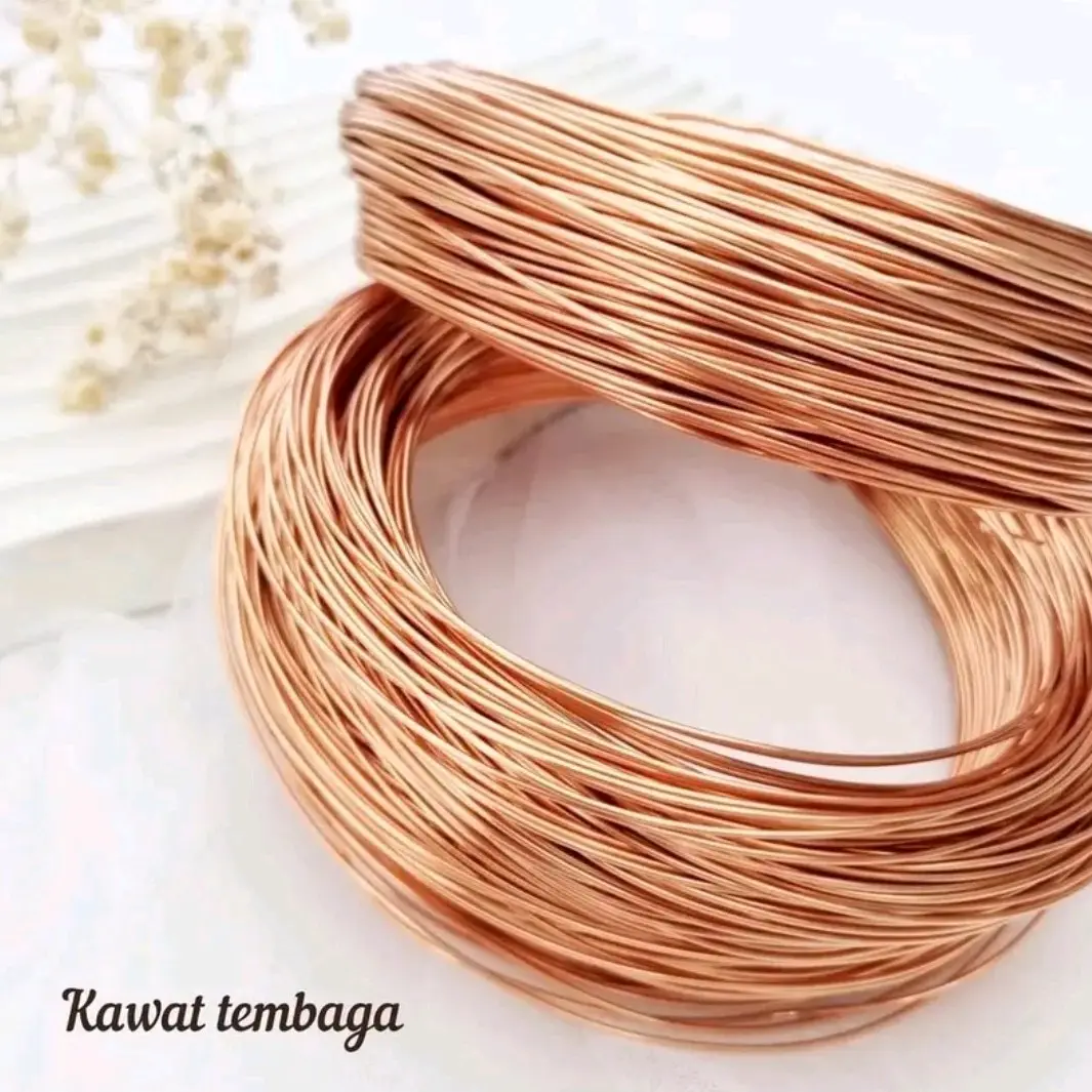 kawat tembaga diameter 1mm meteran tembaga murni import meteran