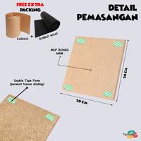 Gambar TENNESY HIASAN DINDING DAPUR ART AESTHETIC 20x20CM WALL DECOR KAYU  Pajangan Gantungan - S1-A dari Tennesy Kota Malang 4 Tokopedia