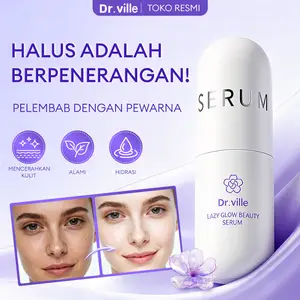 【HALAL&BPOM】Dr.ville Easy Natural Tone Up Cream | Mencerahkan warna kulit, menutrisi dan melembapkan kulit, memperbaiki serta menjaga kelembapan, tahan lama dan tidak mudah luntur BB&CC Creaｍ