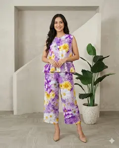 Damira Setelan Baju dan Celana 7/8 Rayon Premium Bahan Nyaman Desain Modern Busui Friendly Full Kancing Cocok untuk Berbagai Kesempatan (daster, dress, piyama)