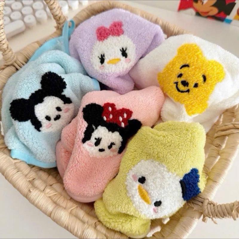  Bộ 5 khăn mặt Kuromi - Gấu cho bé trai - bé gái sét 5 hình các màu Cotton Voi 