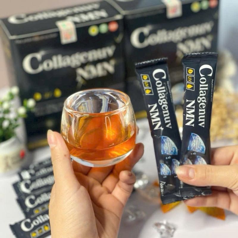 1 Hộp Nước uống Collagen NMN - hộp 20 gói hỗ trợ chăm sóc sắc đẹp