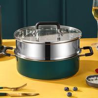 Gambar Panci Steamer Lengkap dengan Parutan Bahan Stainless Tebal 26CM / 28CM / 30CM - 26CM, UNGU dari BMW Kitchenware Kab. Tangerang 3 Tokopedia