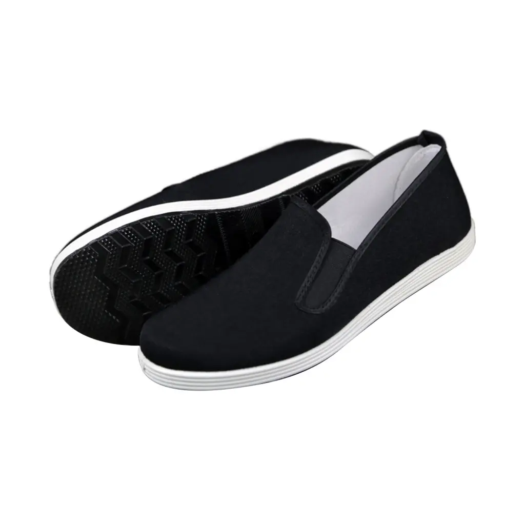 Zf_ Low Heel Men Footwear Men Cotton Shoes Men's Traditional Chinese Kung Fu Shoes Tai-chi Martial Arts Sneakers Breathable Sport Footwear for Morning Exercise